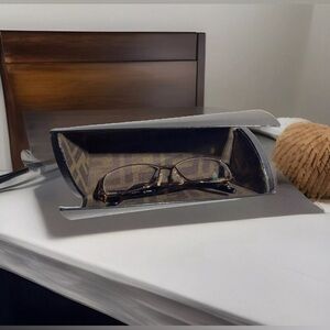 Fendi Prescription Eyeglass F908R Rectangular Frame Italy 54[]16 130 210 w/Case